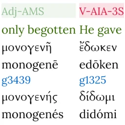Hebrew/Greek Interlinear Bible 图标